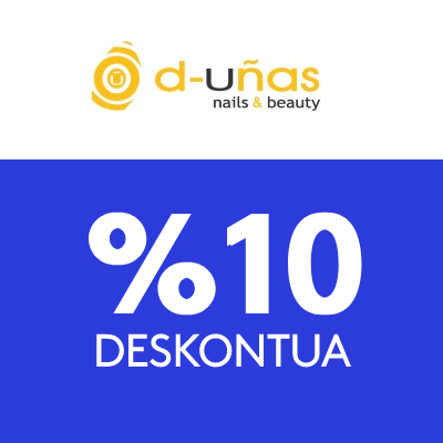 %10eko deskontua d-uñas