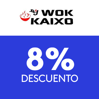 8% de descuento en Wok Kaixo