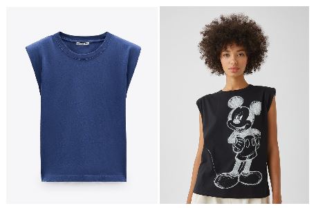 Camiseta sin mangas Zara, Pull & Bear 