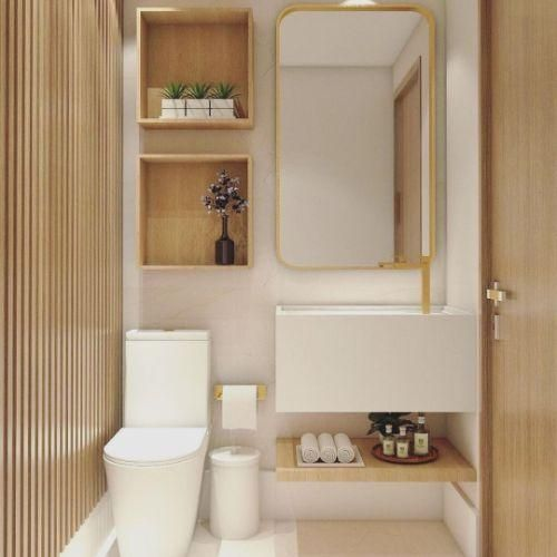 Baño madera tendencia