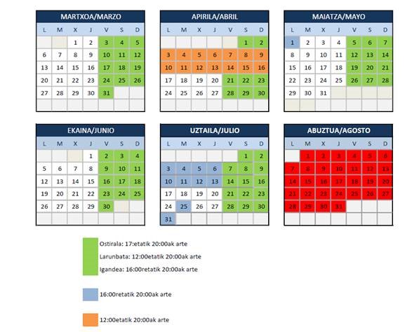 Calendario Kids Zone