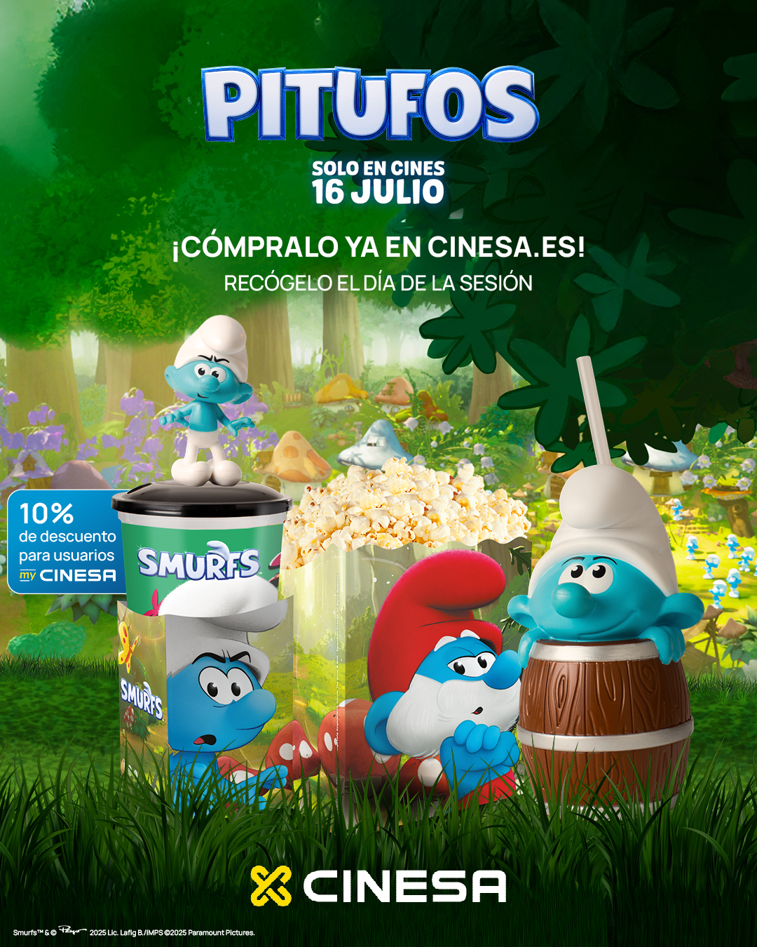 Menú Pitufos