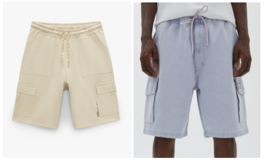 Pantalones cargo bermuda