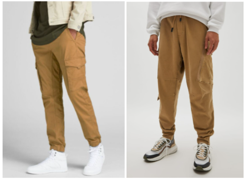 Pantalones cargo camel