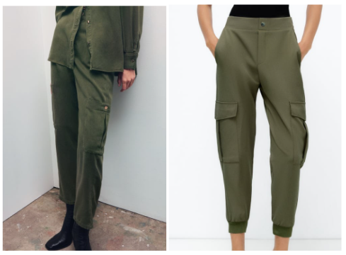  Pantalones cargo mujer verde