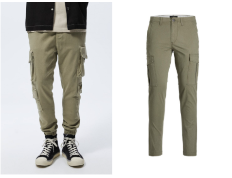 Pantalones cargo verde