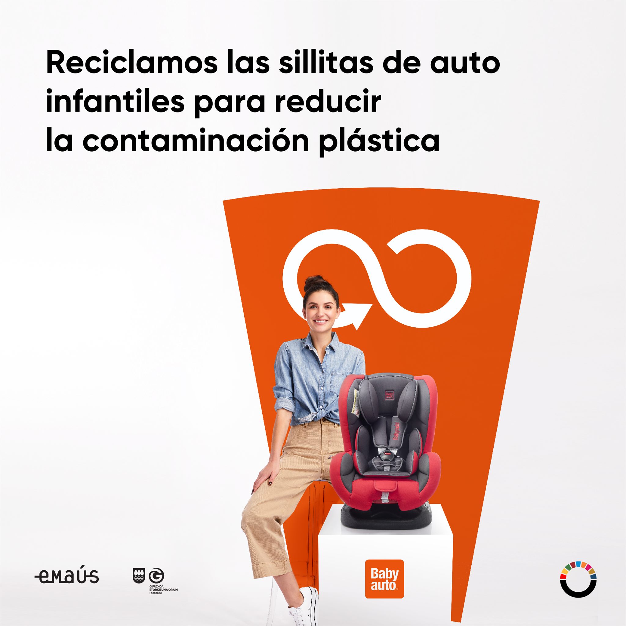 Reciclamos sillas de auto infantiles