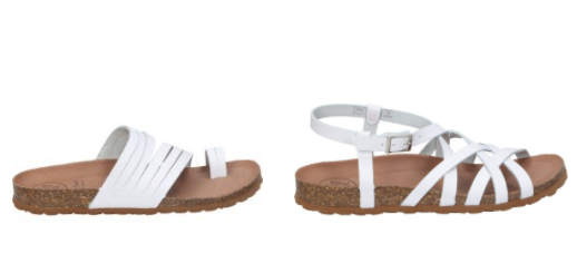 Sandalias blancas para mujer