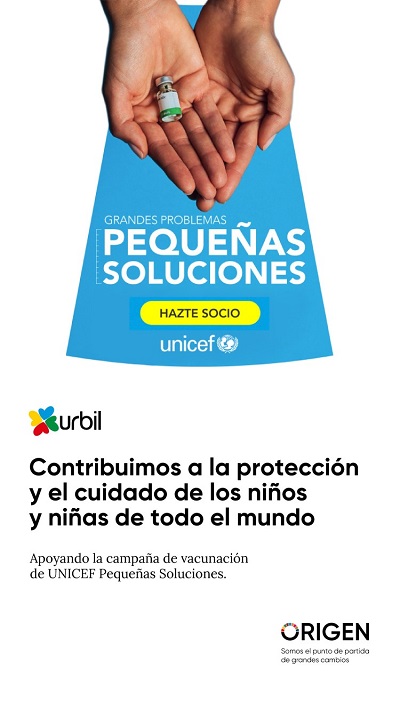 Urbil apoya a Unicef