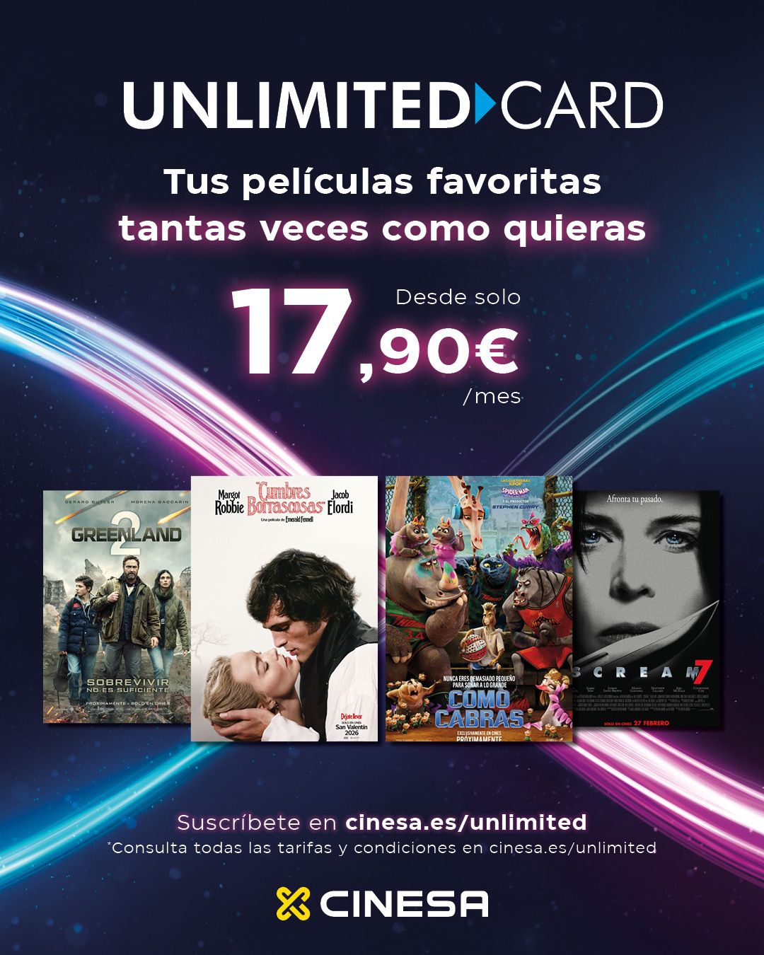 Unlimited Card: Cine ilimitado