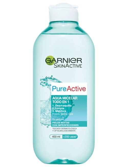 Agua micelar de Garnier