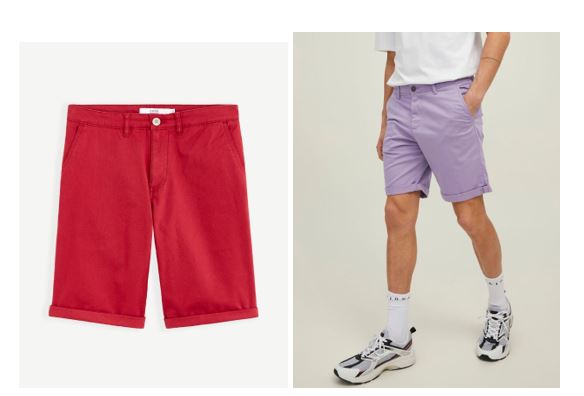 Bermudas de colores