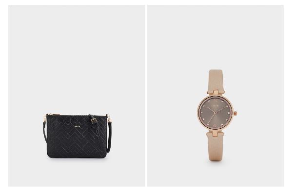 Bolso y reloj de mujer