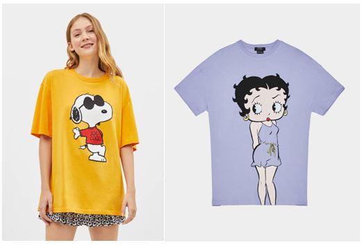 Camiseta de dibujos animados para mujer