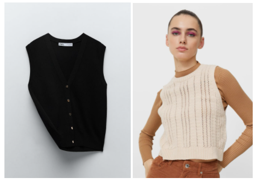 Chalecos de punto tendencias de oto o invierno Blog de Moda Urbil