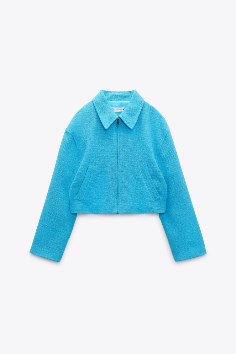 Chaqueta azul de Zara