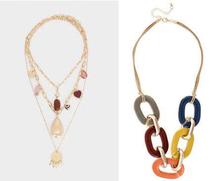 Colgantes multicolor, joyas para mujer