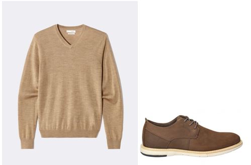 complementos para look camel hombre