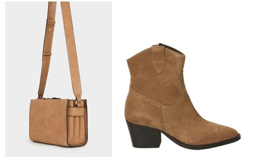 complementos para el look camel mujer