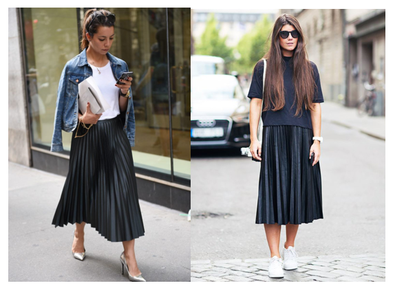 La falda midi plisada: ¿Cómo la combinamos esta temporada? | Blog de Moda
