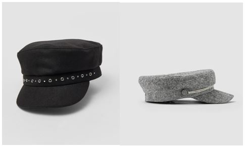 Gorra marinera color gris