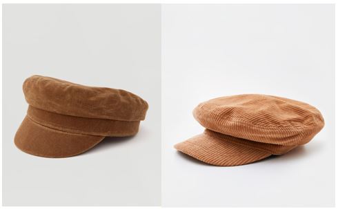 gorra marinera color marrón