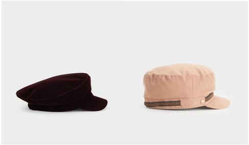 Gorra marinera color rosa