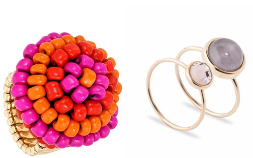 Anillos multicolor, joyas para mujer