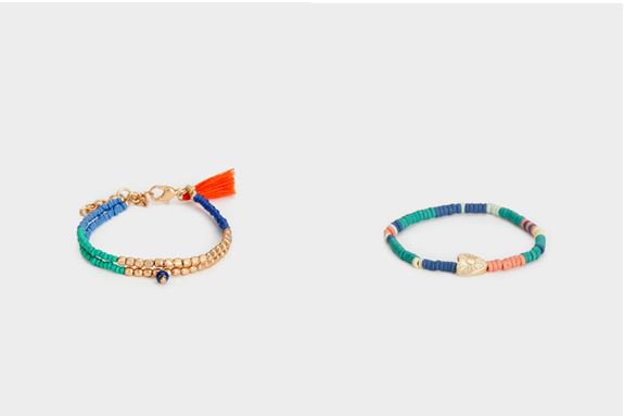 Pulseras multicolor, joyas para mujer