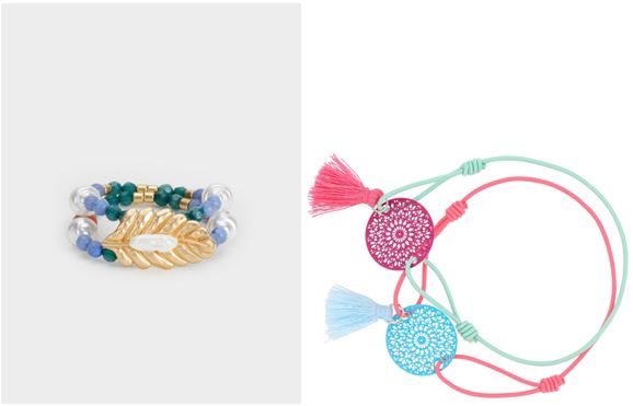 Pulseras multicolor, joyas para mujer