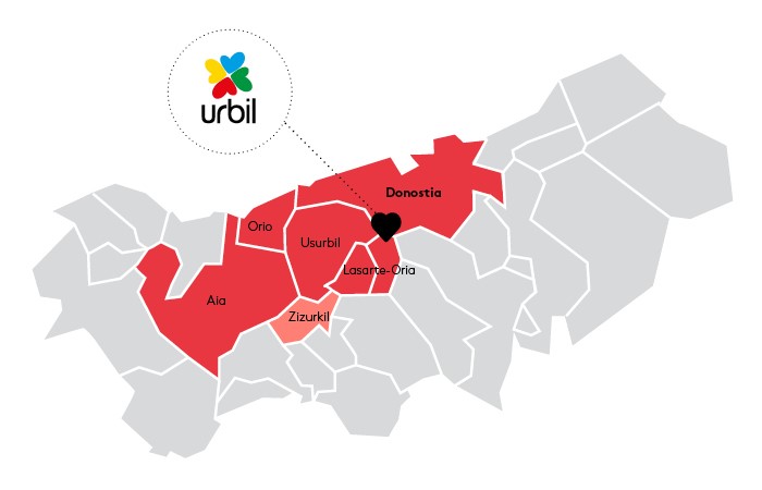 Imagen municipios colindantes a Urbil