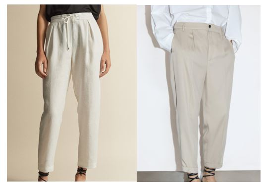 Pantalón blanco para mujer