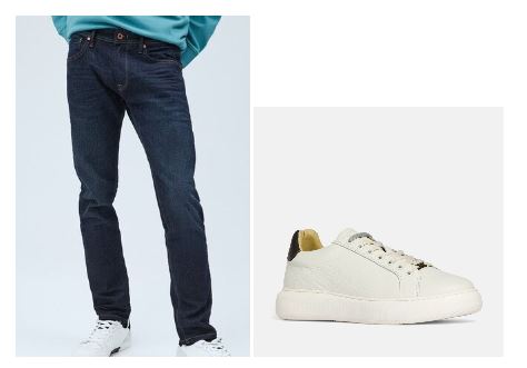 Pantalón y zapatillas para hombre