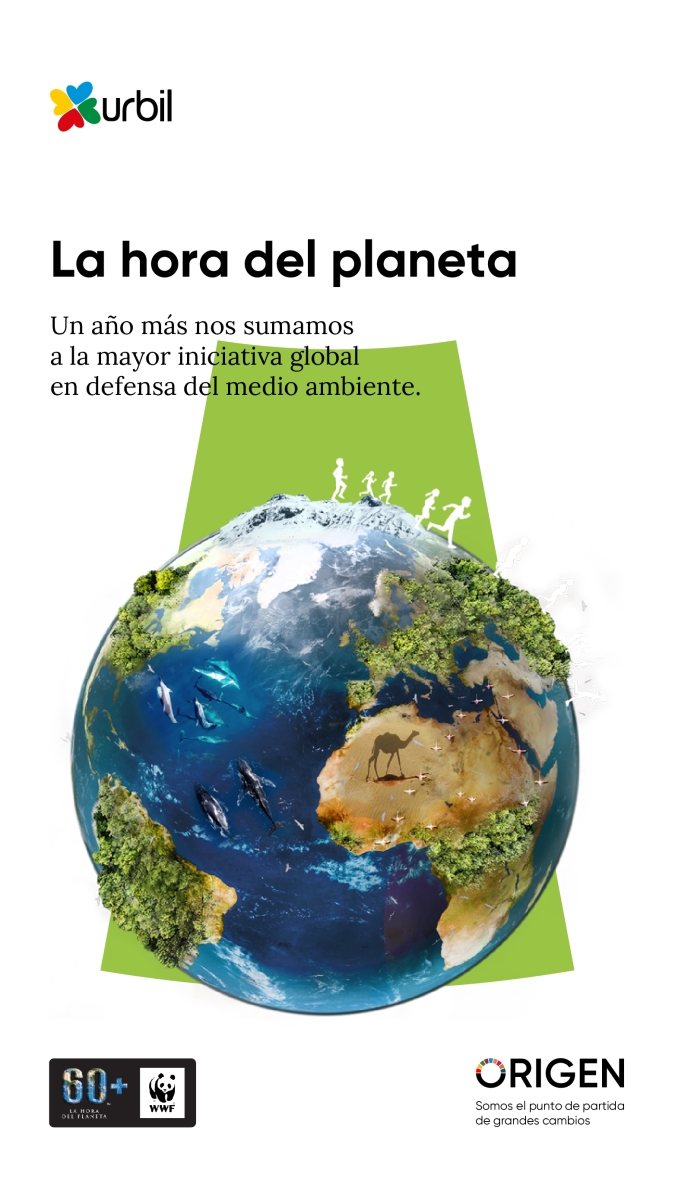 Urbil con la Hora del Planeta