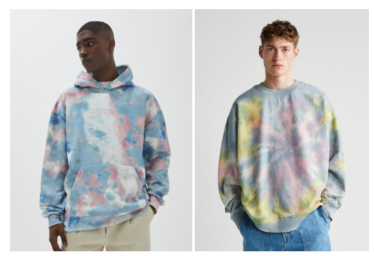 Sudaderas tie dye para hombres