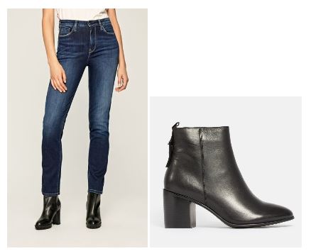 Vaqueros y botines