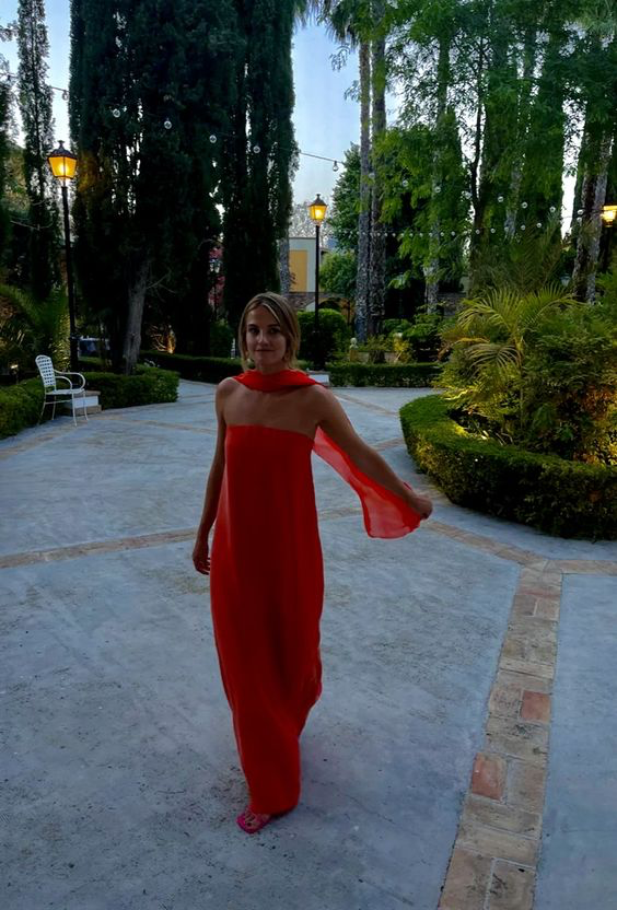 Vestido rojo para boda