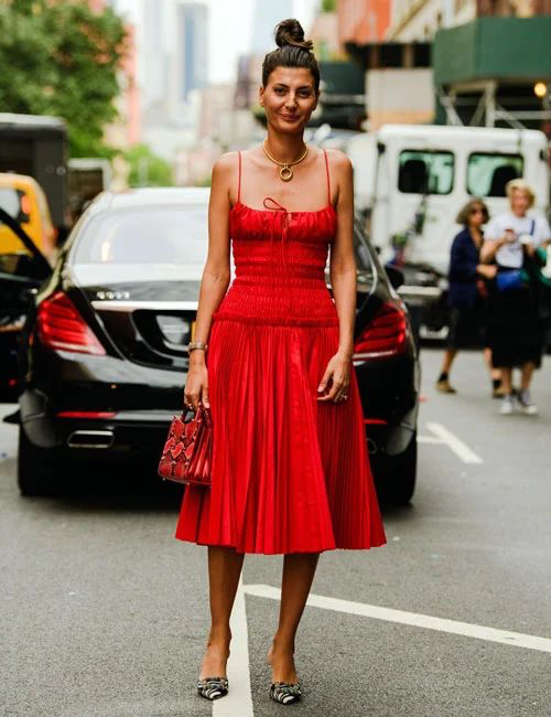 Vestido rojo elegante