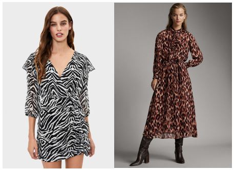 Vestidos con estampado de animal print