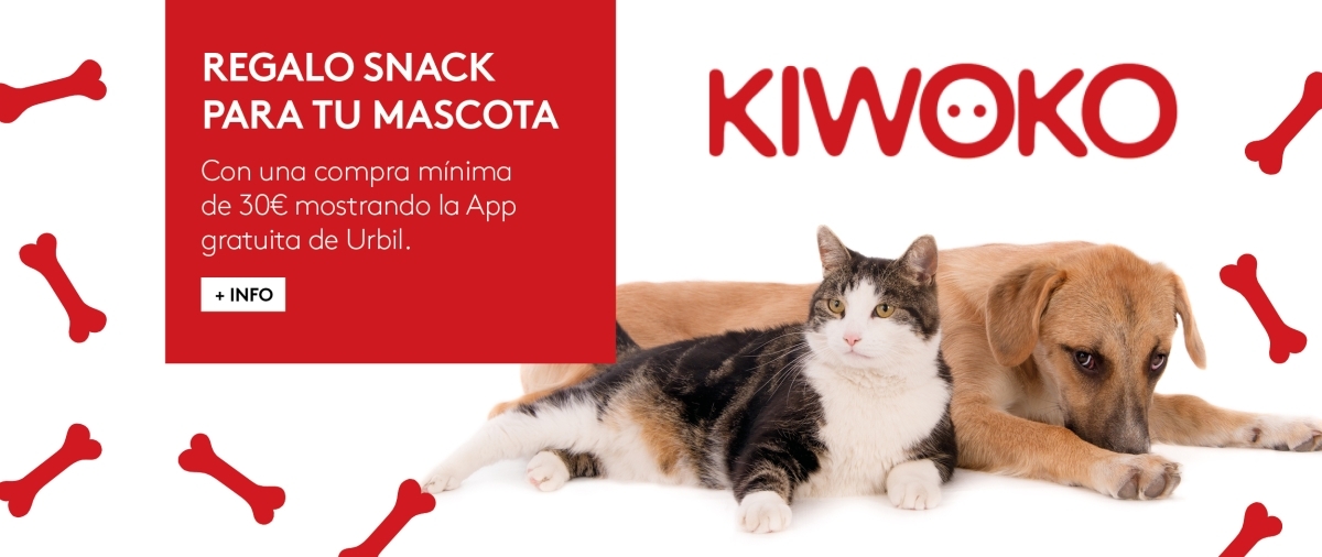 CONSIGUE UN SNACK PARA TU MASCOTA DE REGALO EN KIWOKO CON LA APP DE URBI