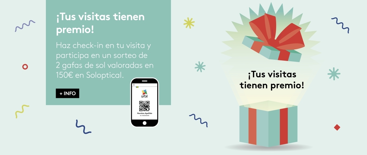 HAZ CHECK-IN EN TU VISITA Y ¡PARTICIPA EN EL SORTEO DE 2 GAFAS DE SOL VALORADAS EN 150€ EN SOLOPTICAL!