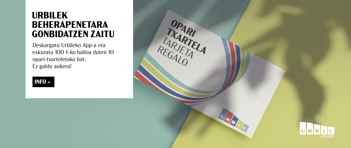 BEHERAPENETARAKO 100€-KO 10 OPARI-TXARTELEN ZOZKETA