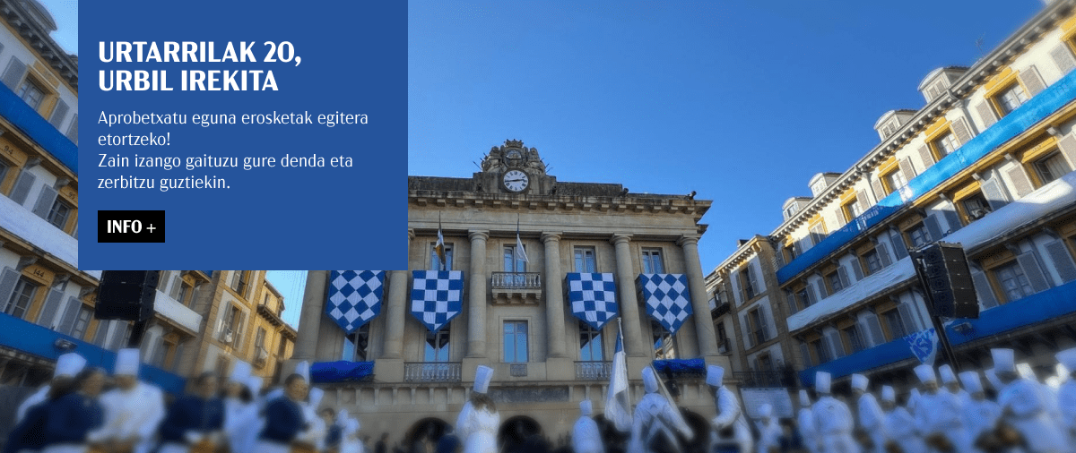 URTARRILAREN 20AN, SAN SEBASTIAN EGUNA, URBIL IREKITA 