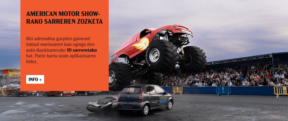 AMERICAN MOTOR SHOW-RAKO 10 SARREREN ZOZKETA