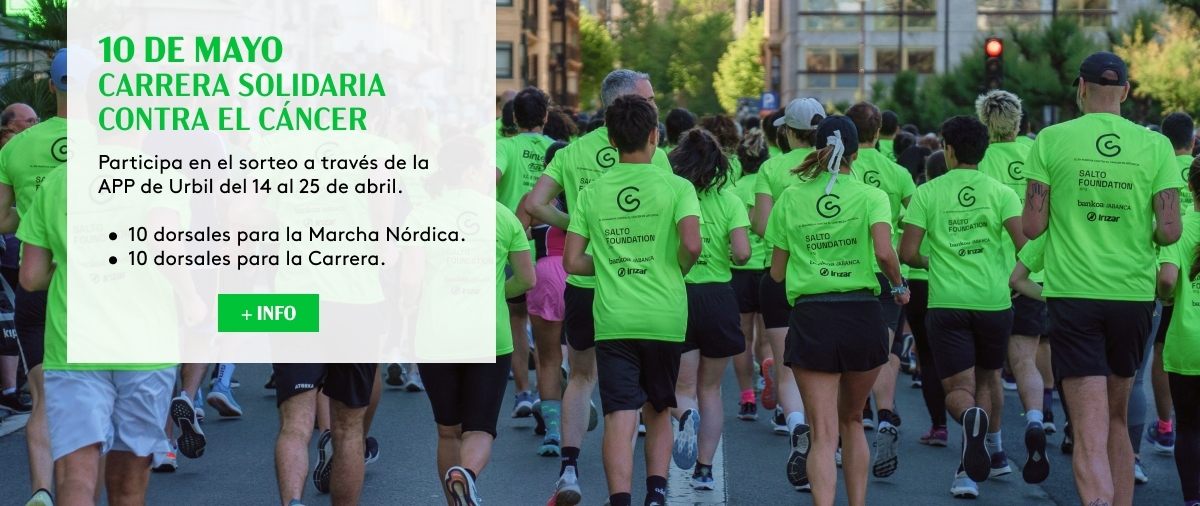 SORTEO DE DORSALES PARA LA CARRERA Y MARCHA CONTRA EL CÁNCER EN DONOSTIA