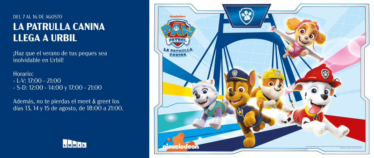¡LA PATRULLA CANINA VISITA URBIL!