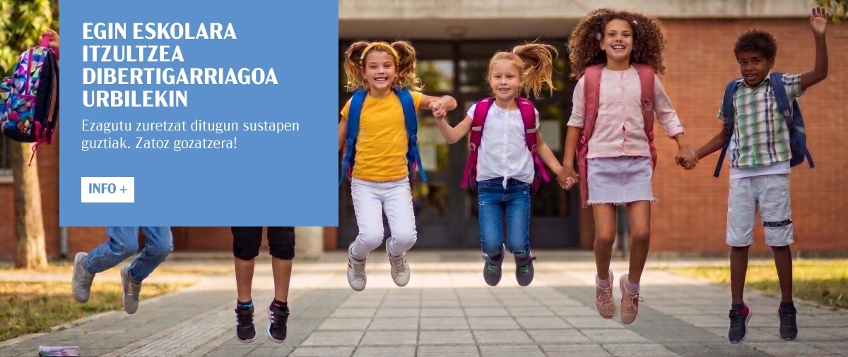 ESKOLARAKO ITZULERARAKO EZINBESTEKOAK PREZIORIK ONENEAN