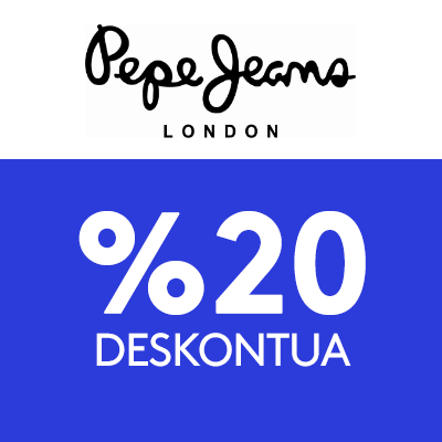Pepe Jeans deskontua Hirukide-rentzat