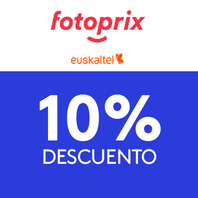 Fotoprix-Euskaltel 10% de descuento