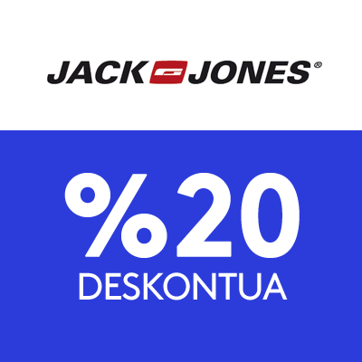 Jack & Jones %20-eko deskontua